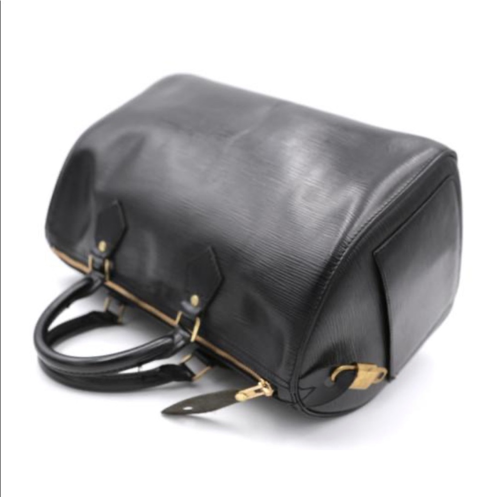 Louis Vuitton black Epi leather satchel authentic - Picture 4 of 12